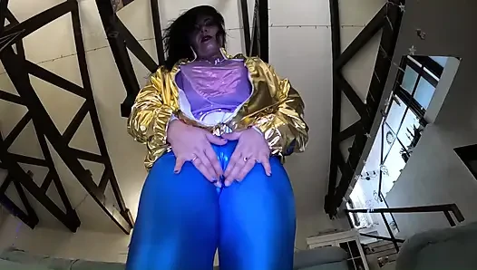 Shiny Cameltoe, Hard Spanking & Rough Doggy - Double Cum on My Face