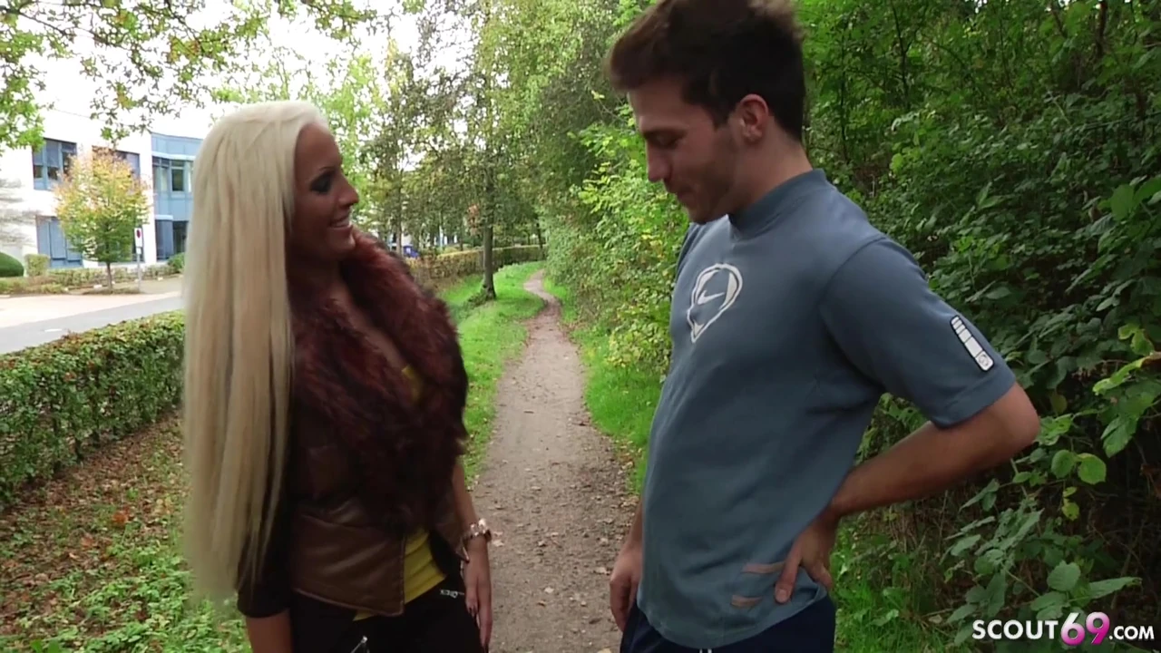 German Teen Tight Tini Talk from Street to Fuck by Stranger