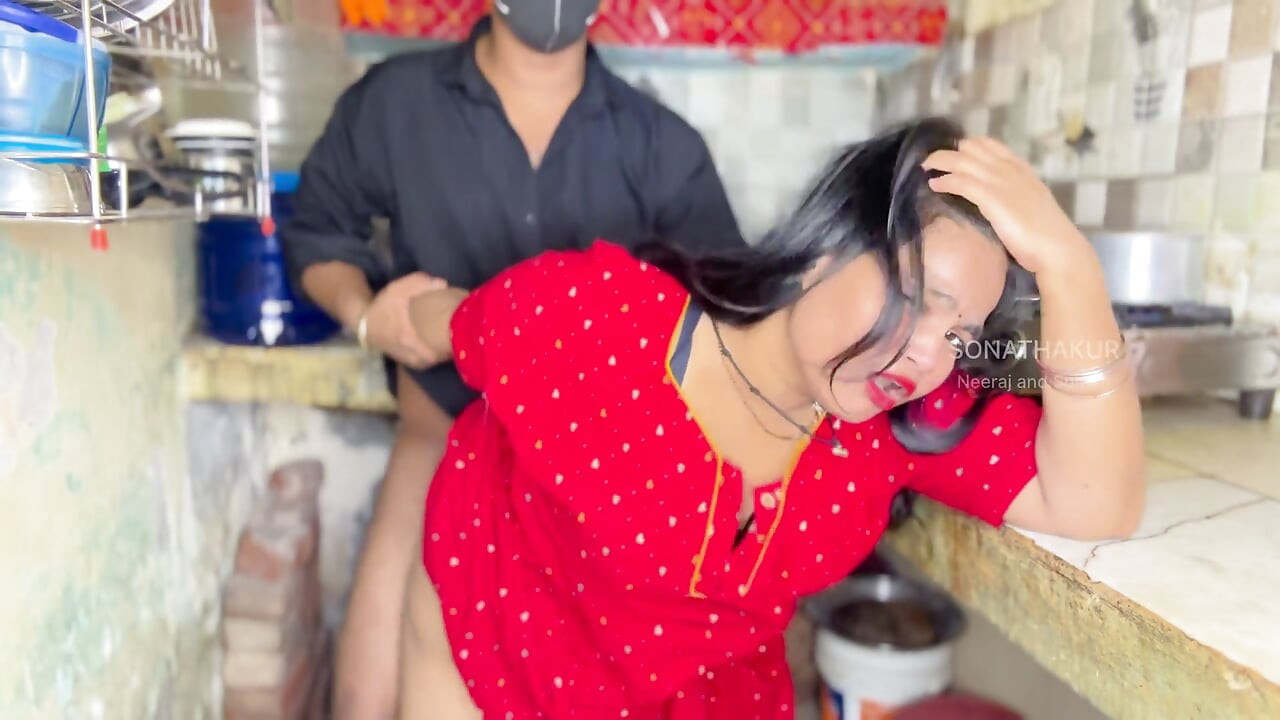 Beautiful Mami Seduced Me While Cooking in Kitchen - Hot Sex
