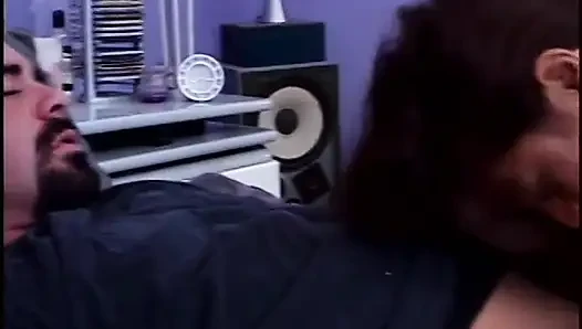 White guy gets up with asian whore deepthroat blowjob