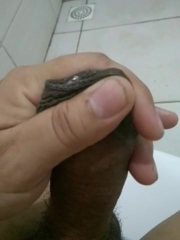 Cumming in shower