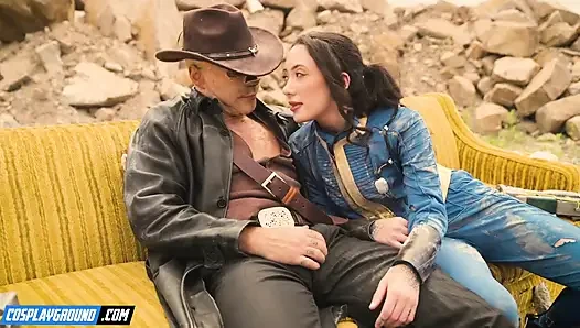 Sage Hunter yüzüne boşalana kadar ghoul sert yarağı alıyor - fallout porno cosplay parodisi