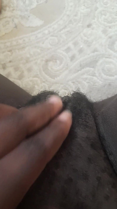 German black fat hairy wet  Pussy with big clit closeups | Clip 2
