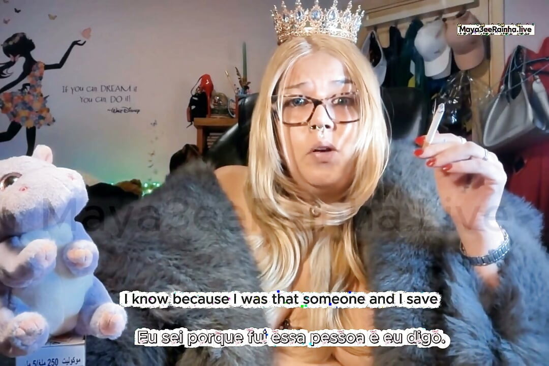 Diamonds auf meinen lippen Bunda fatal in deinem gesicht - komm, chainsmoke mit der brasilianischen MILF-Göttin des BBW