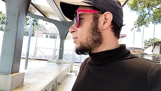 Park hookup: perselingkuhan rahasia cewek semok latina sama orang asing atletis