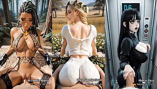 Try Not To Cum Challenge - AI Generated Pornstars 4K Compilation