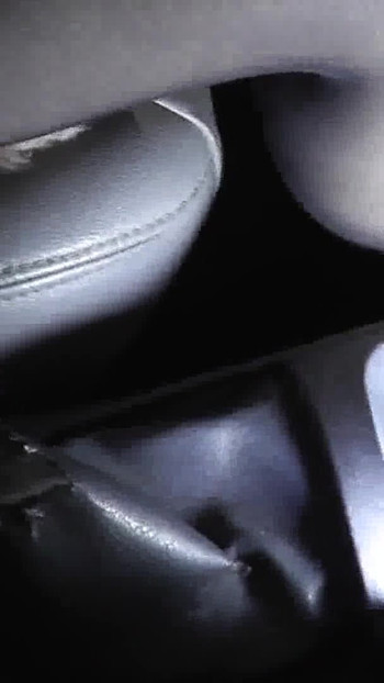 Jaw-dropping moment from "Sexy MILF without panties and without bra is learning to drive car with her instructor. In public"