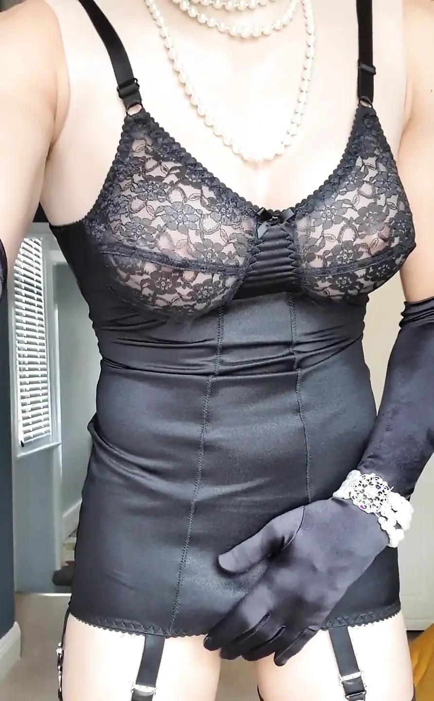 New black corselette