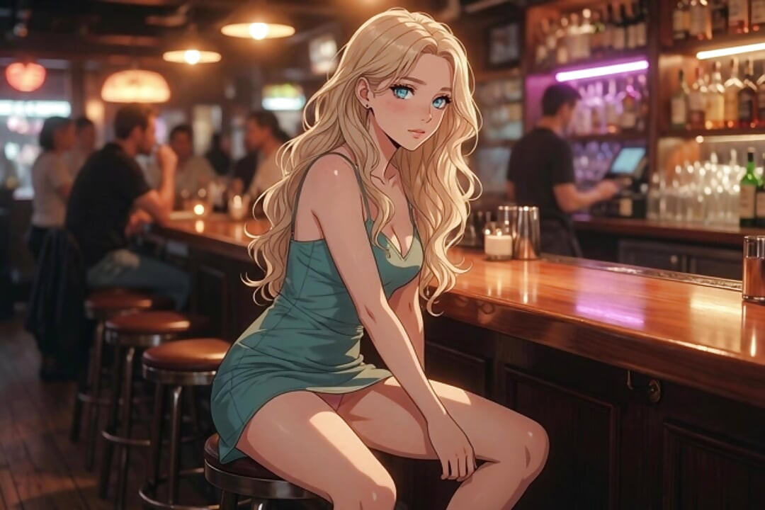 I Told My Husband the Short Dress Was a Bad Idea for the Bar (AI Generated)