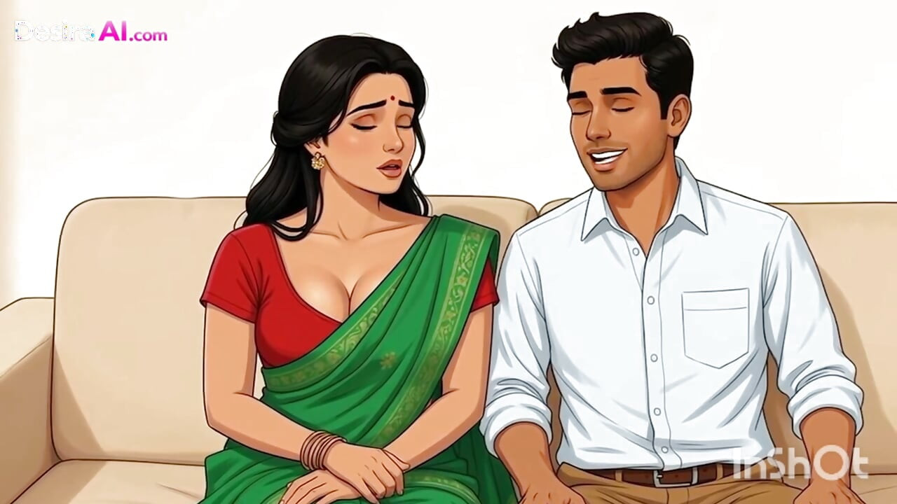 Soft Indian Skin Under His Touch While He Takes Care of Everything -AI Generated