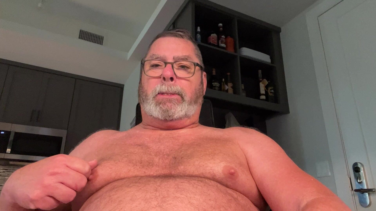 Daddy Bear just wanking