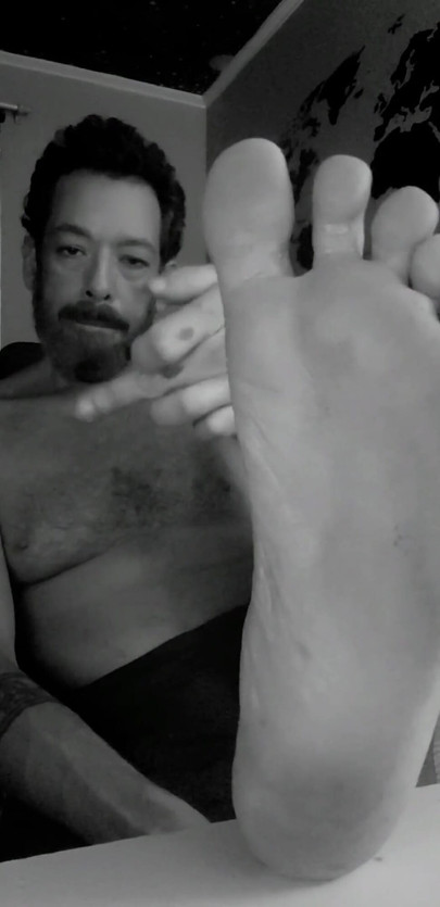 Big Feet Smoking