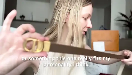 Findom luxus-shopping-haul 12k $ schwerer drain