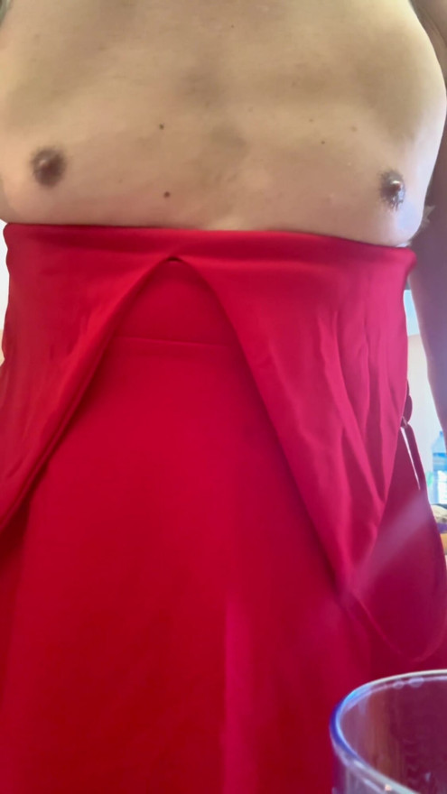 I'm using hormones, and a lot of milk is gushing from my breasts | Clip 1