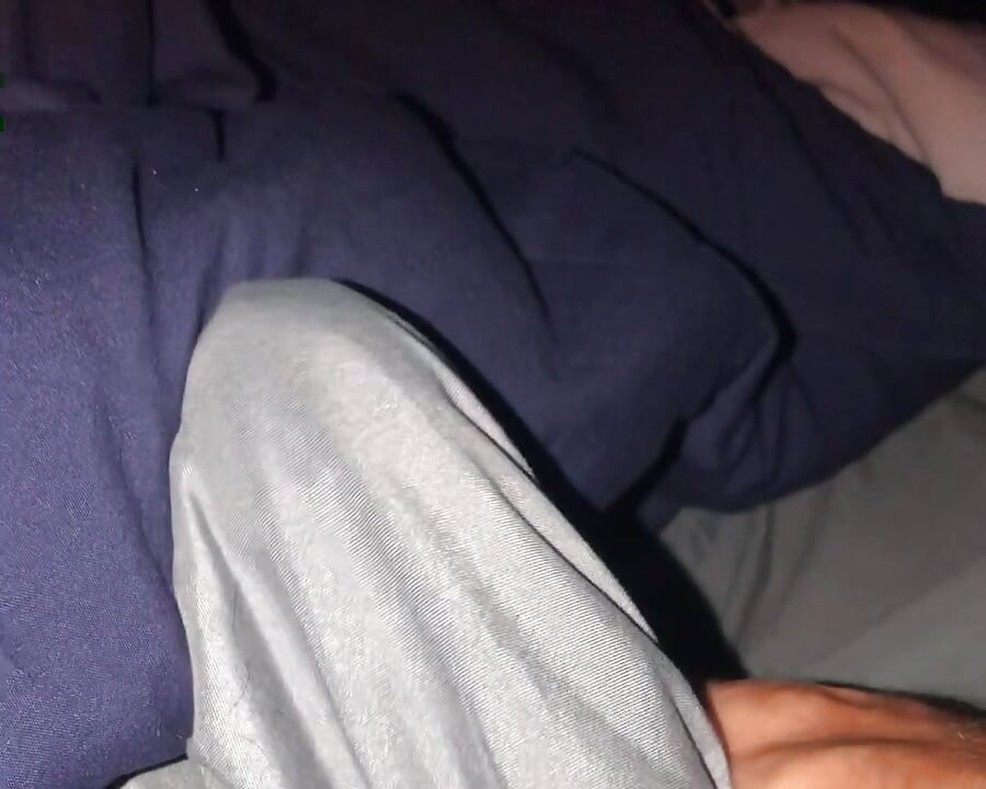 Small cock jerking off to video of big cock cumming