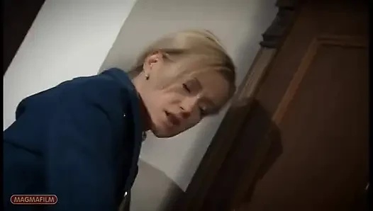 Blonde Beauty Gets Fucked in Her Beautiful Clothes