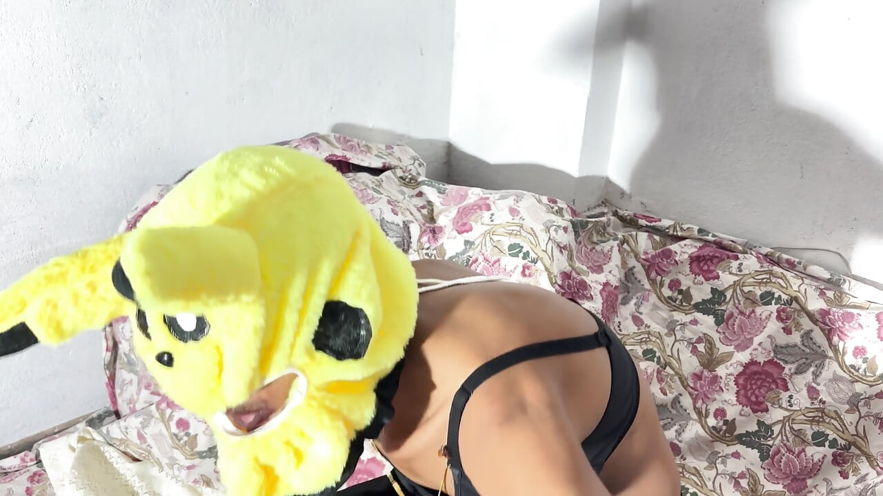 Svart trans tjej tsgigibaby sprutar