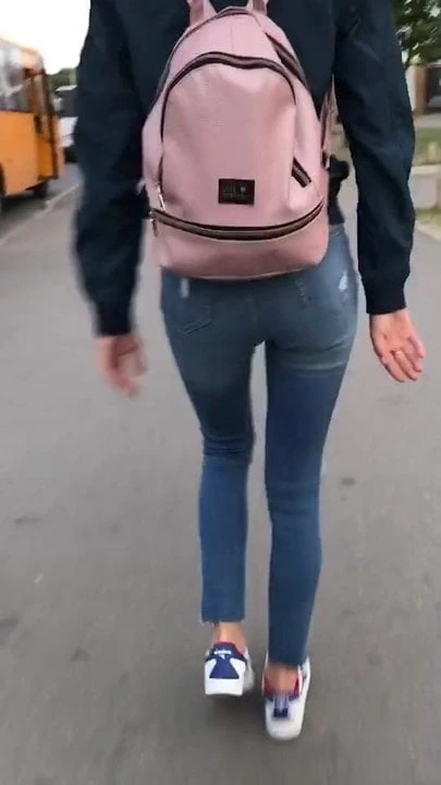 Perfekter Arsch in Jeans