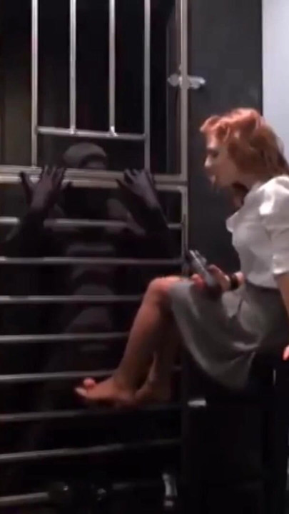 Must-share moment from "Lady warden disciplines prisoner in her private torture cell"