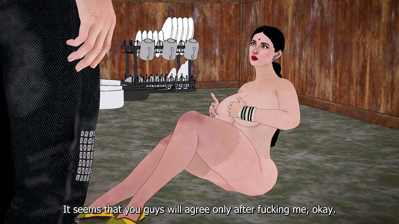 two laborers took advantage of the absence of the restaurant owner by fucking his wife