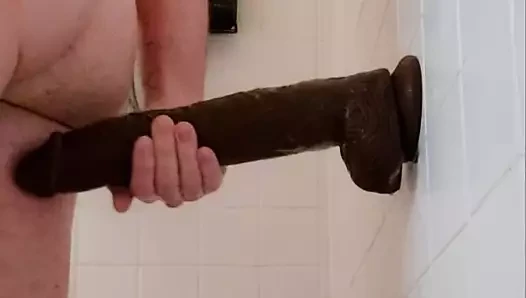 Grosse bite noire, 12 pouces de profondeur, anale