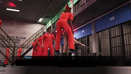 Japanese Milf Prison Guard Groupsex With Prisoners