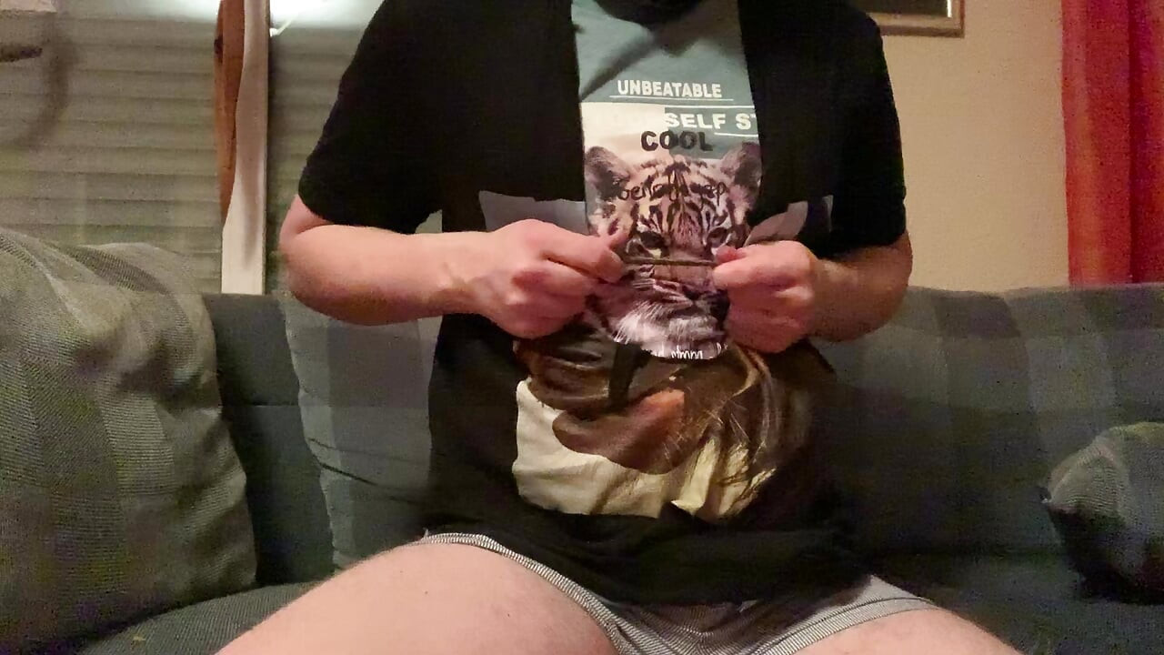 I tear my clothes off and jerk off like hell