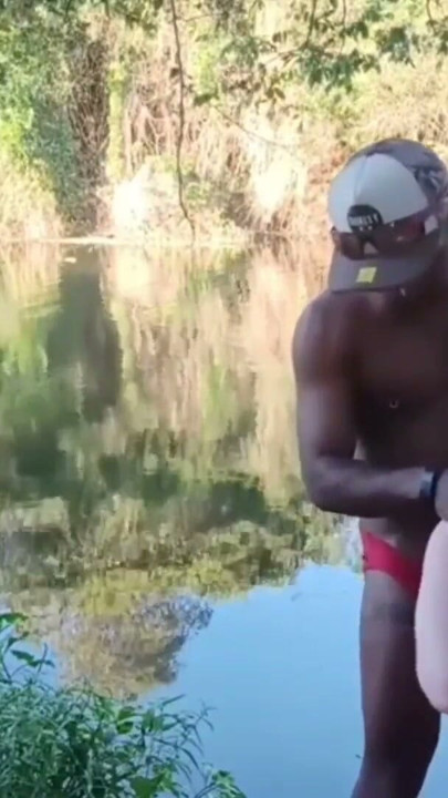 My friend took me to the forest, fucked me without a condom so I wouldn't get pregnant and liked it in my face | Clip 1