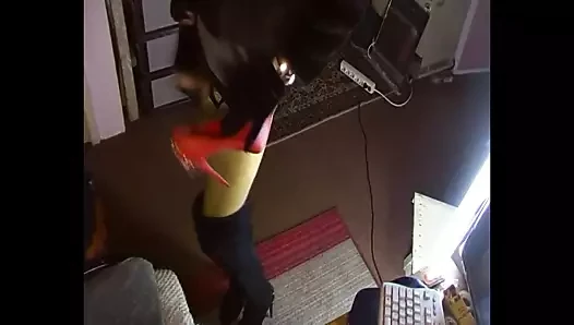 Cum üzerinde yüksek topuklar mix 156