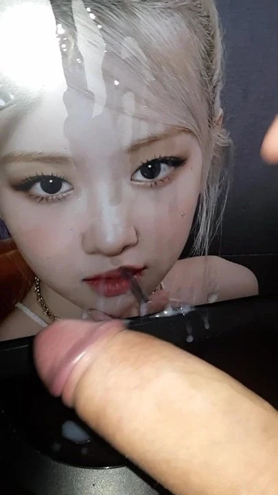 BLACKPINK Rose Big White Cock Cum Tribute