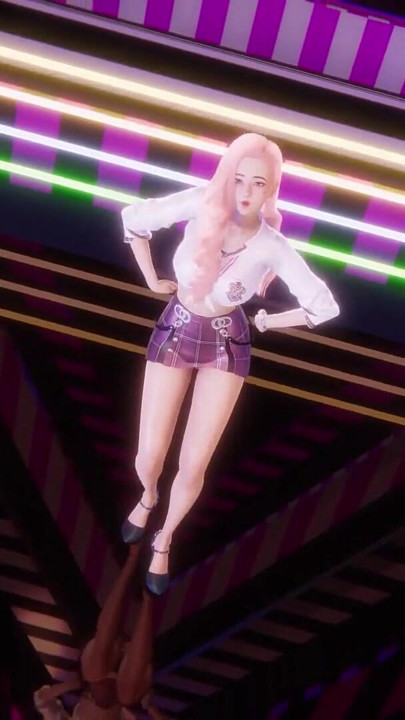 MMD NewJeans - ASAP - セラフィーヌ セクシーK-POPダンス リーグ・オブ・レジェンド 変態 4K 60FPS | クリップ 3