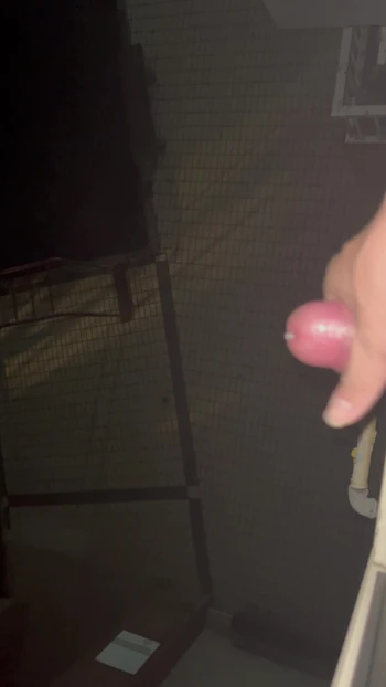 Massive ejaculation outside