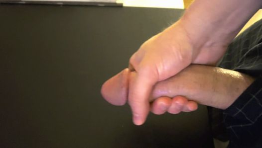 Stroking my cock 3