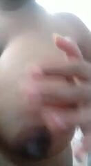 She enjoyed sex in the bathroom while fingering
