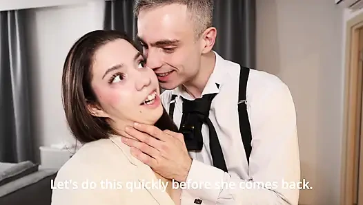 My stepmom caught me having sex with my stepbrother