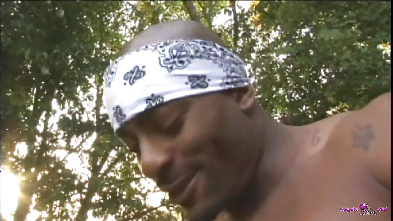 Black Deja Vue Boldly Proclaims Her Desire for Doggy Style Humping on the Outdoor Couch.