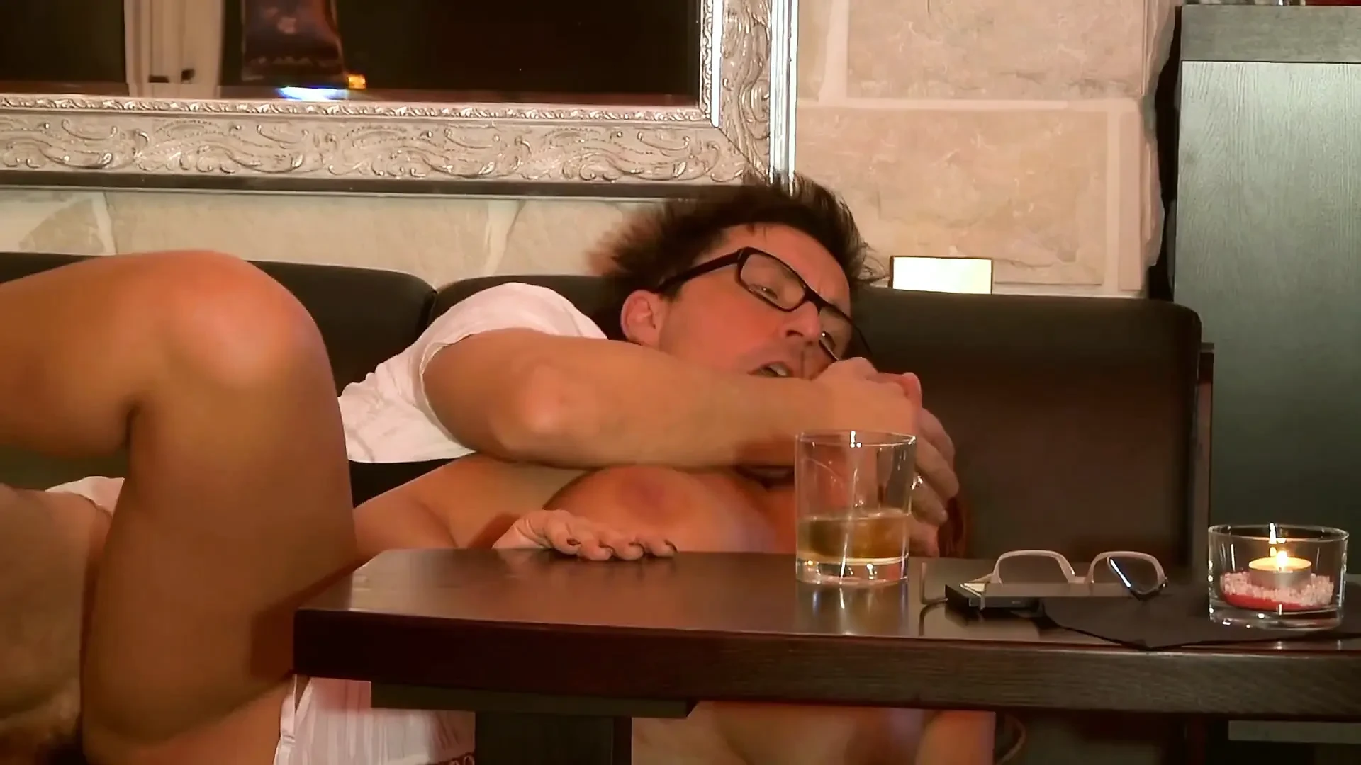 Hot German MILF Teases Tits and Fucks Wild