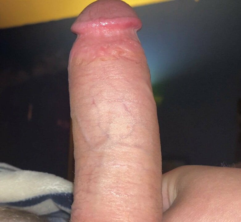Look at my small white cock