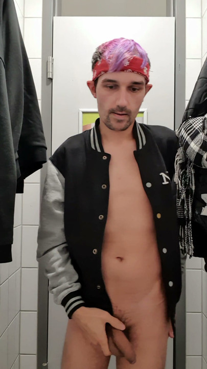 naked fun in a public toilet | Clip 1