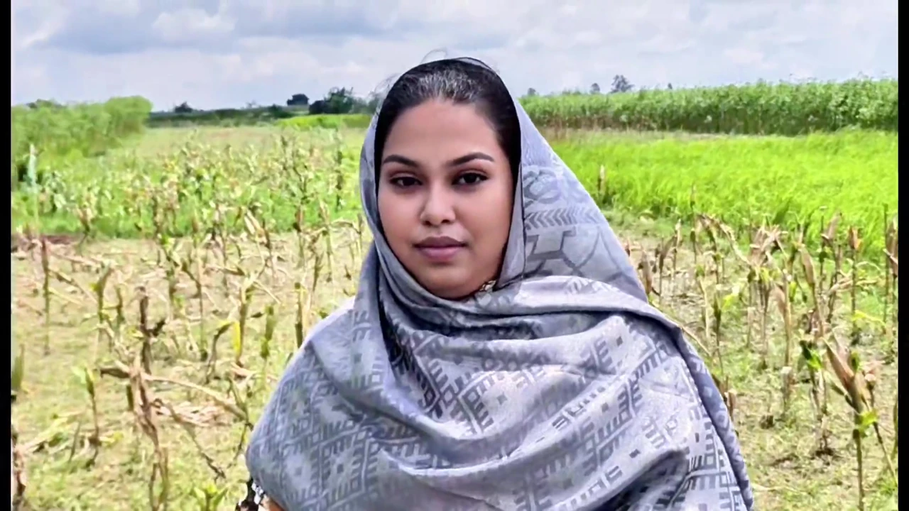 I found my neighbor’s wife alone in the cornfield and fucked her.