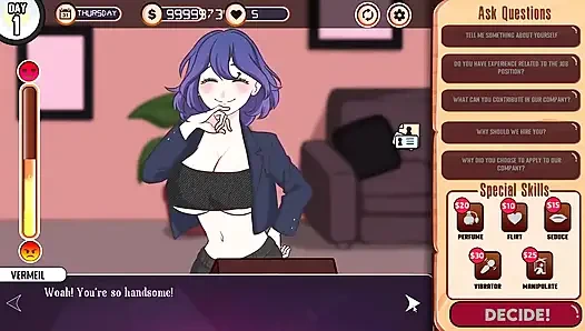 Azgın işe alım seks oyunu [bölüm 02] çıplak mod [18+] çıplak oyun / seks oyunu