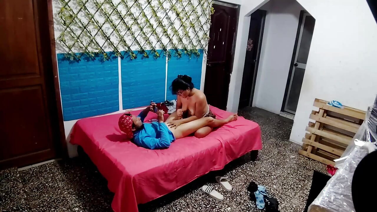Mature woman uses a man for her pleasure and films a private tape. Part 2