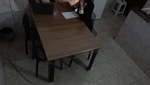 Secretary's ass gets fucked in the meeting room.