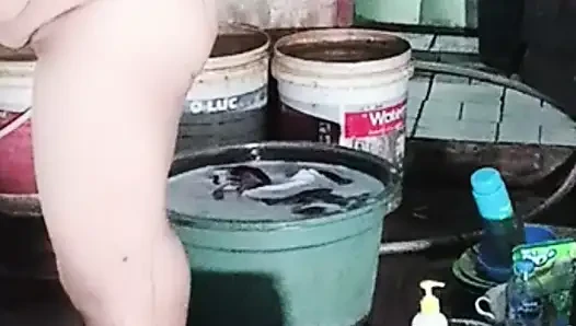 I dance naked and masturbate, while there is no husband at home