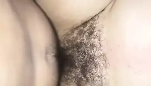 Fucking an amazing hairy bush