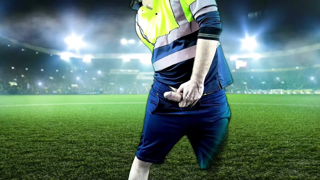 Linesman Can’t Hide His Esteem For The Football Players (Fantasy) DIRTY DADDY VIDEO