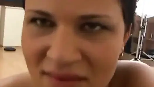 Huge penis just in mouth