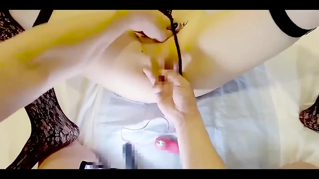 Mayu No81 Nierautomata 2b Costume, Nipple Piercing, Screaming, Blindfolded, Anal Vibrator, Squirting, Creampie