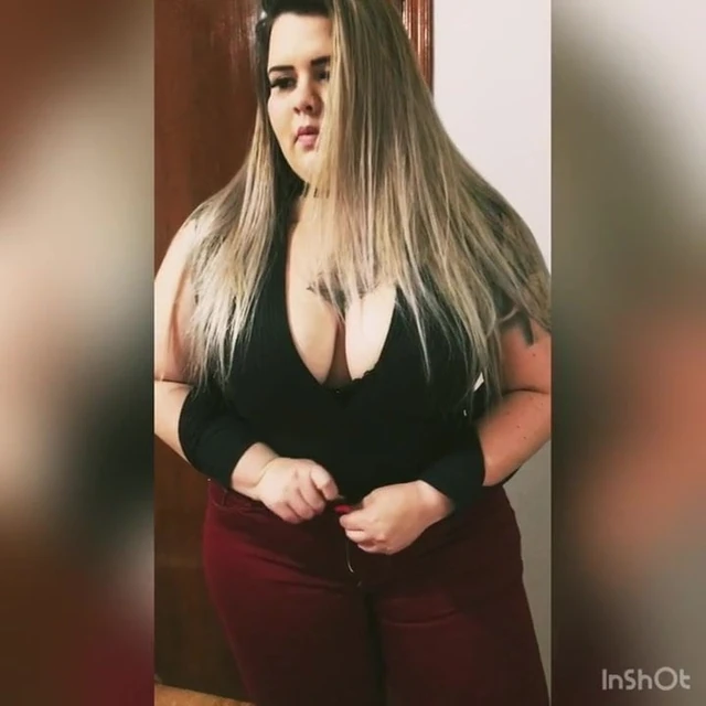 brazilian girl in skintight jeans and high heels