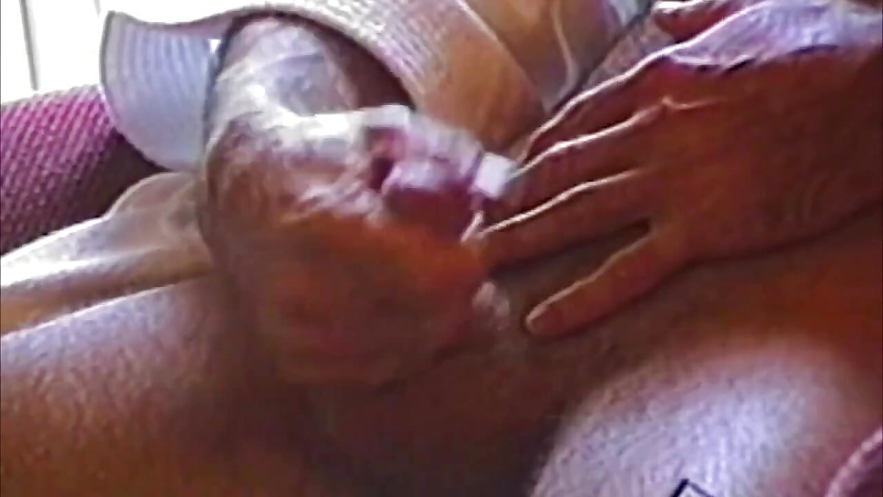 Muscular Stud Strokes His Thick Cock Slowly